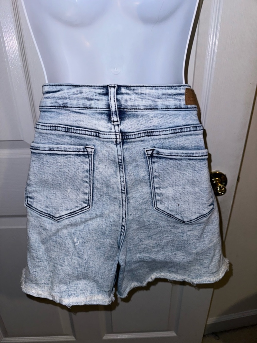 Judy Blue American Flag Print High-Waist Denim Shorts - Picture 2 of 5